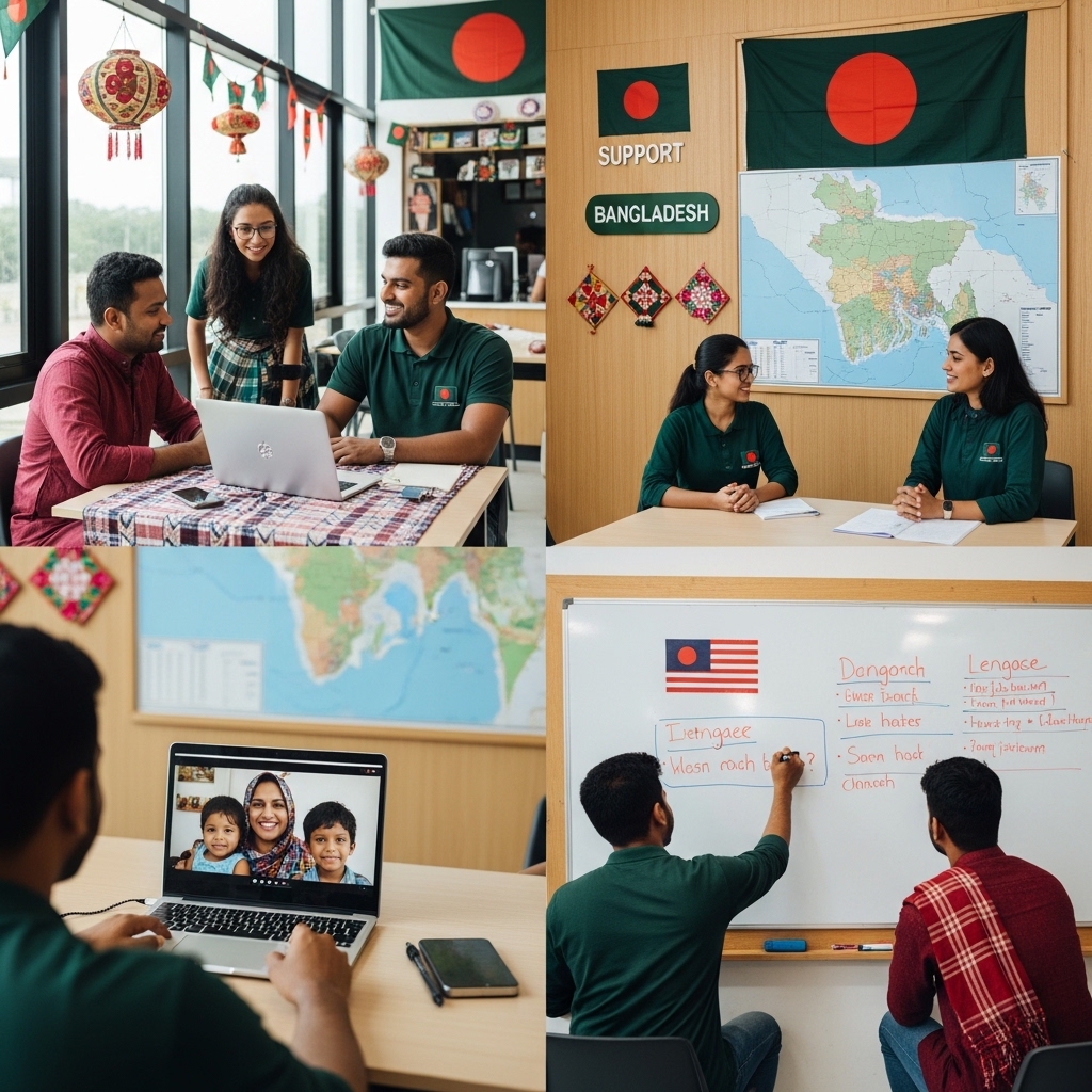 Bangladeshi Workers Are Supported Overseas