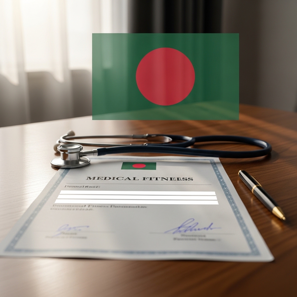 Medical fitness certificate in Bangladesh