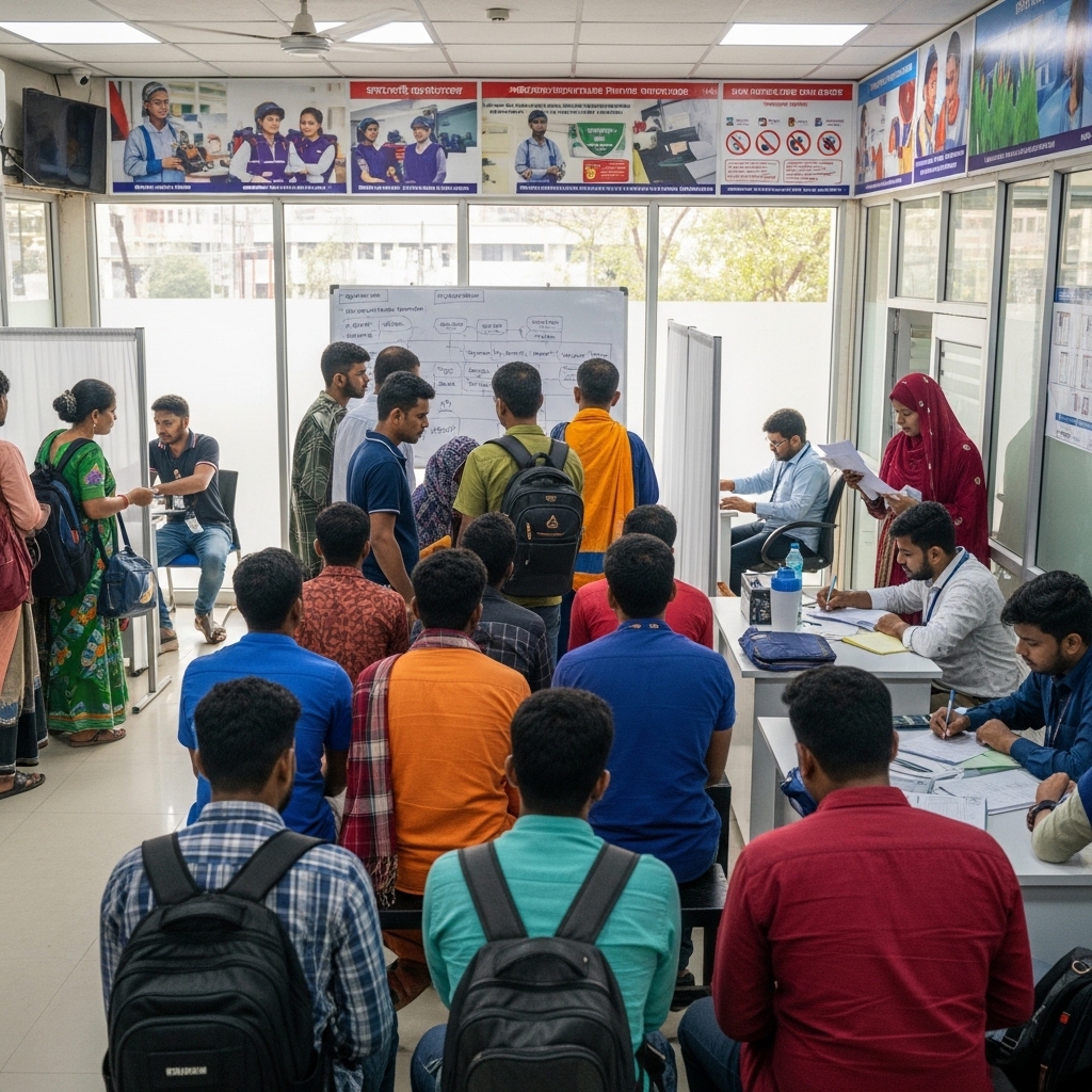 pre-departure services for workers in Bangladesh