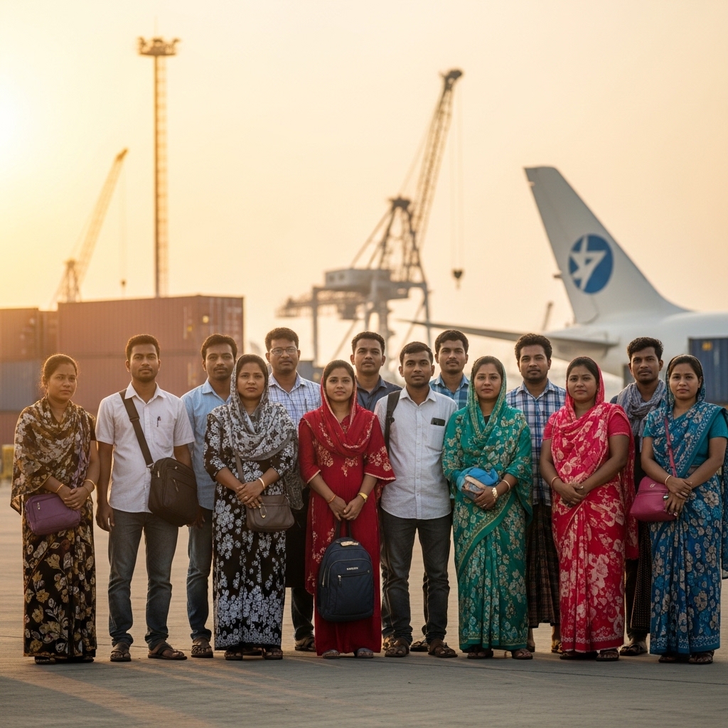 request workers from Bangladesh for overseas jobs